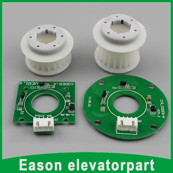 Elevator door machine encoder CODER-A, sealed hollowshaft encoder