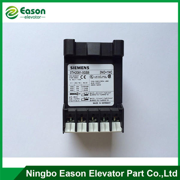 SIEMENS relay 3TH2081-0GB8 elevator relay