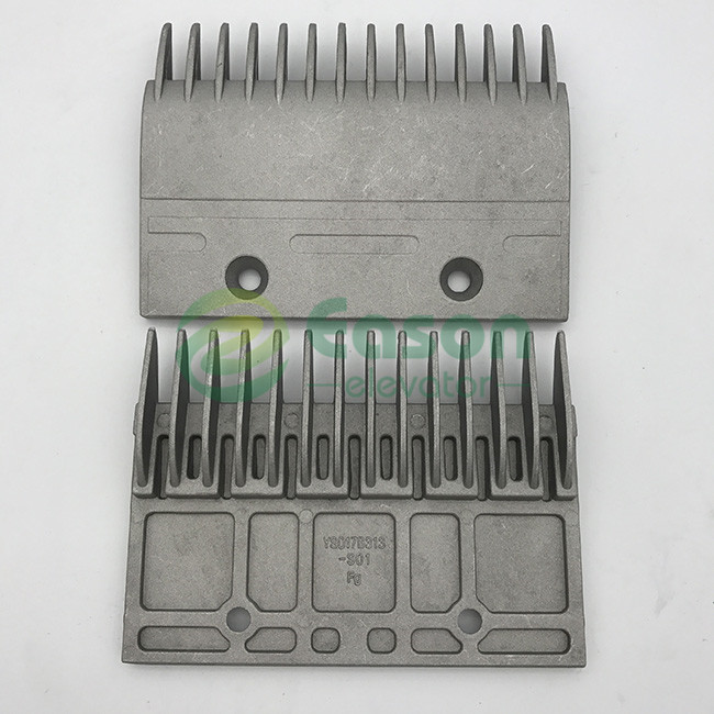 YS017B313-S01 Aluminium Comb Plate Escalator Spare Parts for Mitusbishi