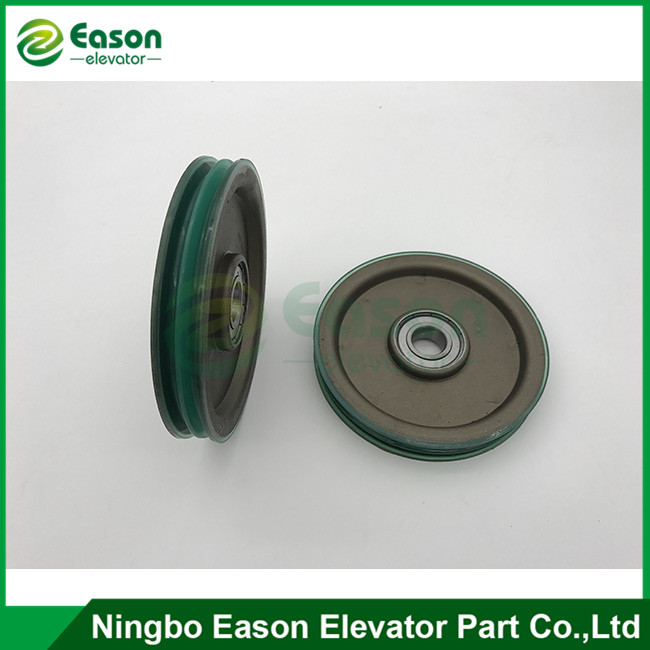 OTIS elevator door hanging roller,double grooves roller 140*20*6204