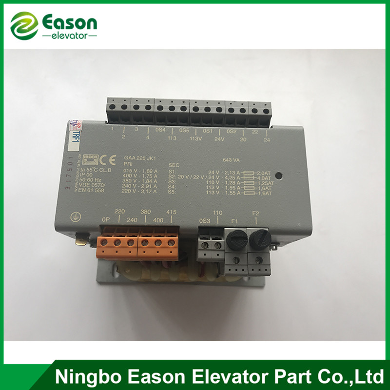OTIS elevator transformer GAA225JK1